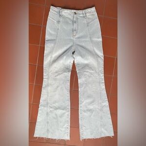 We the Free High Waisted Free People Bell Bottom Flare Jeans size 28